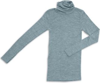 Engel Damen-Rolli L/S Seidenunterw&auml;sche f&uuml;r Damen | t&uuml;rkis