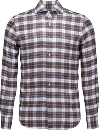 Xacus Camicia Washed - - Shirts - Uomo - Marrone - L