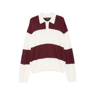 A.P.C. A. p.c. Striped Polo-collar Sweater