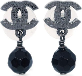 Chanel Orecchini con logo CC 2012 - Argento
