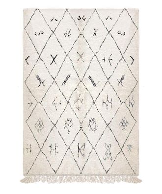 AFK Living Alfombra bereber marroqu&iacute; de pura lana 140 x 200 cm