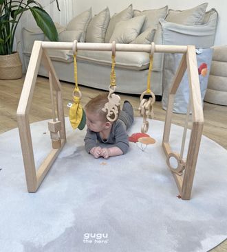 OEM Gimnasio Para Beb&eacute;s Gugu, Color Verde Mostaza