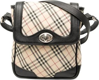 Burberry Pre-owned Burberry Nova Check Canvas Crossbody Ladies I4I4X3US0L2KPT9A