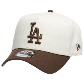 New Era Womens Los Angeles Dodgers Dodgers 9Forty A-Frame Cap - Adult White/Walnut