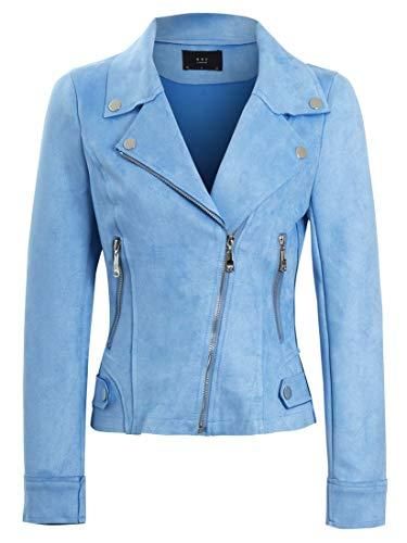 Comment porter une veste motard en daim noire (23 tenues et looks