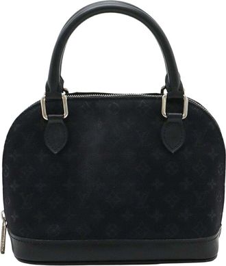 Louis Vuitton Black Monogram Satin Little Alma (Authentic Pre-Loved)