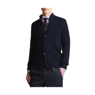 Fay Cardigans, male, Blue, XL, Maglia