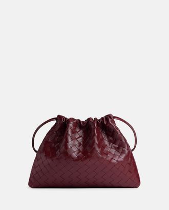Bottega Veneta Pochette Media Intrecciata Con Coulisse