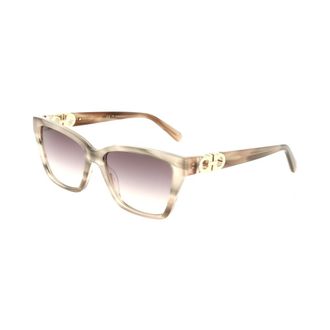 Ferragamo Sf2110S Zonnebril - Dames - Accessoires - Bruin - Maat: 57 MM