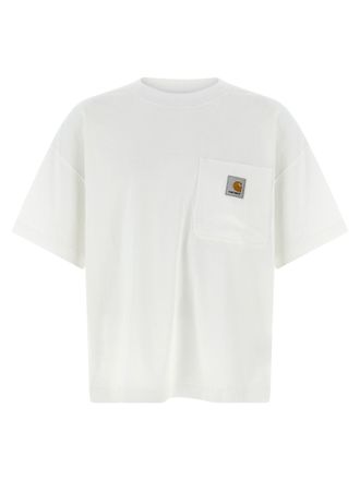 Carhartt Work in Progress Work Pocket T Shirt Bianco-Uomo