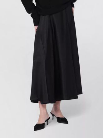 Anine Bing silk blend midi skirt
