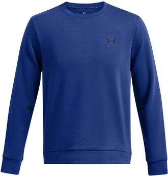 Under Armour Mens Ua Unstoppable Fleece Crew Eu Sweatshirt in.Blue - Size X-Large