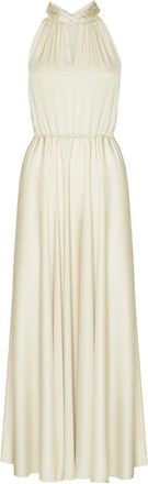 Karmamia Ava Maxi Jurk - Dames - Avondkleed - Wit - L - Polyester - Kleedjes