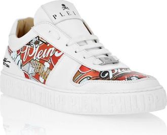 Philipp Plein Lo-Top Sneakers Eagle Unisex in White at Nordstrom, Size 36