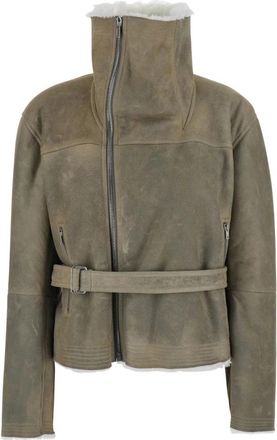 Rick Owens Faux Fur Shearling Jassen - Heren - Jassen - Grijs - ONE Size - Jassen