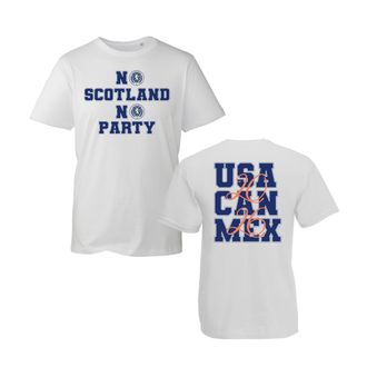 Generic No Scotland No Party Scotland 2026 T-Shirt, Sports Lover Gift, Football Lover Shirt, Unisex Adults and Kids Tee Top(White, 12 Years)