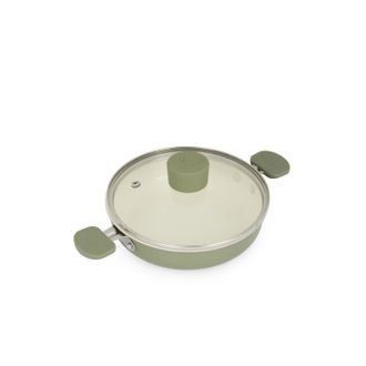 KASANOVA Tegame 16 cm Mini Fantasy con coperchio verde