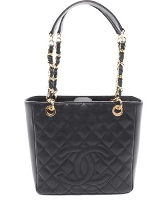 Chanel 2011 PST Matelass&eacute; shoulder bag - women - Caviar Leather - One Size - Black
