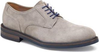 Johnston & Murphy Hartley Plain Toe Derby in Gray Italian Suede at Nordstrom Rack, Size 11.5