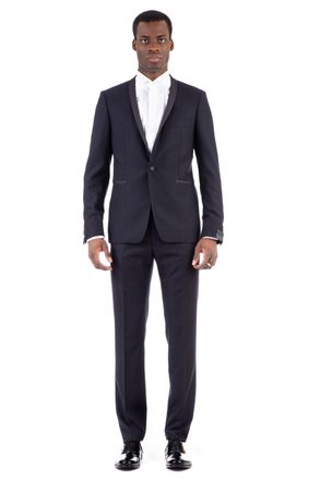Tagliatore Bruce Super 110s Wool Shawl Lapel Suit