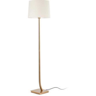 Faro Barcelona Rem L&aacute;mpara De Pie Oro Viejo/beige