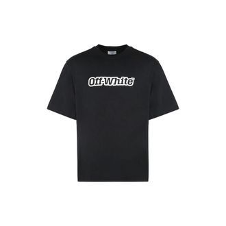 Off-white Mens Logo T-shirt - Black - Size X-Small
