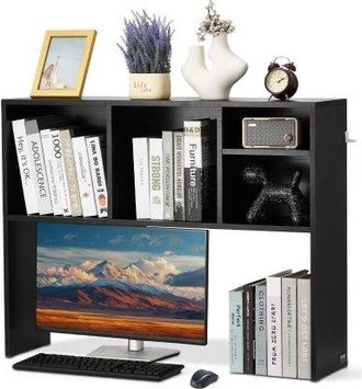 OEM Estanter&iacute;a De Escritorio 94 X 24 X 73 Cm Organizador De Almacenamiento De Escritorio 1 Nivel De Madera Con Almohadillas Antideslizantes Para Los Pies 