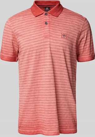Lerros Regular Fit Poloshirt mit Label-Detail Modell SLUB in Rot, Gr&ouml;&szlig;e XXL