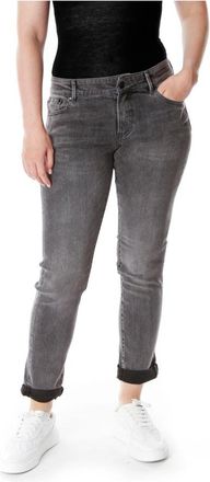 Denham Boyfriend Jeans - Dames - Cropped Jeans - Grijs - W26 L28 - Denim - Jeans