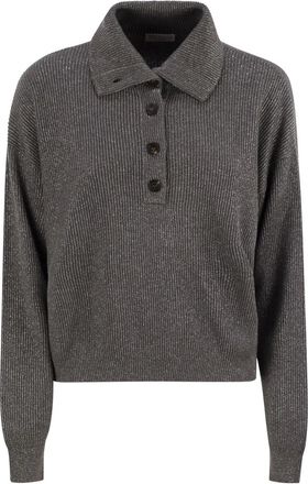 Brunello Cucinelli Maglione a collo alto - Grigio