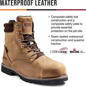 Kodiak Kodiak Mens McKinney Soft Toe Waterproof Industrial Boots