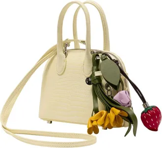 Self Portrait Womens Mini Bag Yellow Calfskin