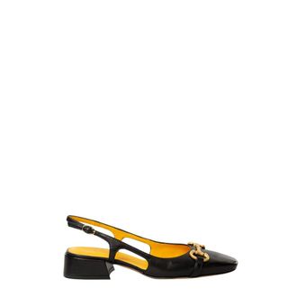 Mara Bini Gilda Slingback - Dames - Schoenen - Zwart - Maat: 36 EU Leer