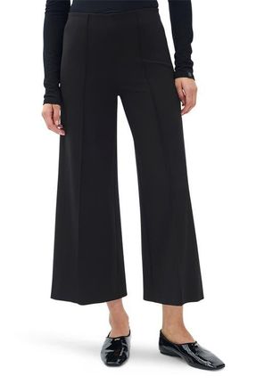 Rag & Bone Irina Wide Leg Crop Pants in Black at Nordstrom, Size Xx-Small