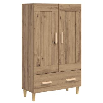 vidaXL Aparador Alto Roble Artisan 70 X 31 X 115 Cm Vidaxl