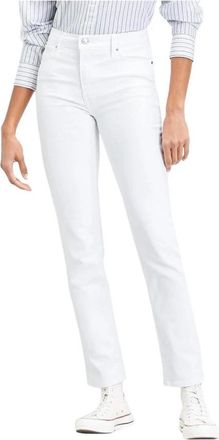 Levi's 724 High Rise Witte Jeans - Dames - Slim Fit Jeans - Wit - W30 L30 - Jeans