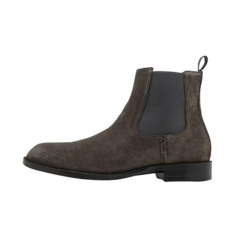 HUGO BOSS Schoenen, Heren, Grijs, 41 EU, Su&egrave;de, Su&egrave;de Chelsea Boot
