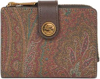 Etro Brown Paisley Wallet