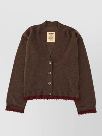Uma Wang cashmere fitted jacket