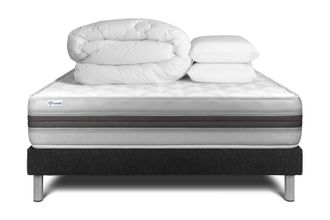 VITALIT Pack Colch&oacute;n Negro Espuma Viscoel&aacute;stica 160 X 200