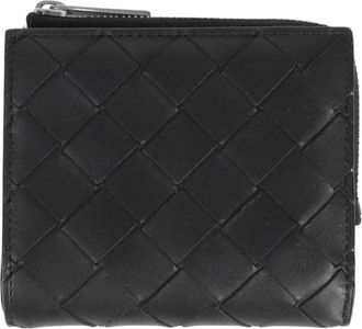 Bottega Veneta Black Intrecciato Wallet (Bi-Fold) (Pre-Owned)