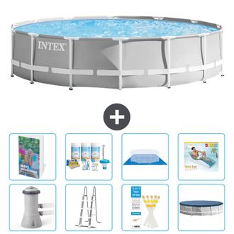 Intex Piscina Prism Frame Redonda - 427x107 Cm - 9-piezas S683