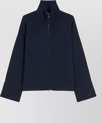 Max Mara zip-up knitted cardigan
