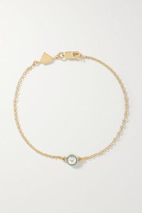 Alison Lou Cocktail 14-karat Gold, Topaz And Enamel Bracelet - Oro