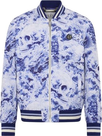 Philipp Plein Nylon Bomber - Heren - Bomber jackets - Veelkleurig - 2XL - Nylon - Jassen