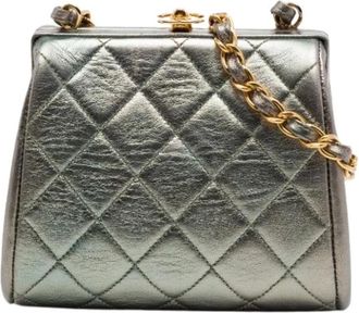 Chanel Borsa a tracolla trapuntata vintage Pre-owned - - Pre-owned - Donna - Grigio - ONE SIZE