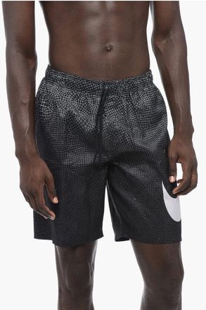 Nike Boxer Swim Trunks GRID SWOOSH with Maxi Printed Logo size S