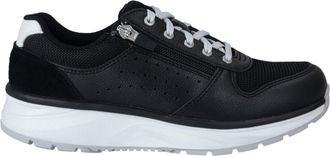 Joya Joya Womens Dynamo Zip Leather Black Trainers 4 UK