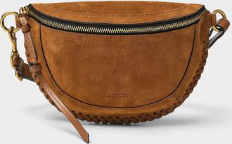 Isabel Marant Womens Skano braided suede belt bag