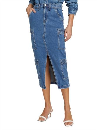 Hudson Cargo Skirt In Golden Hour